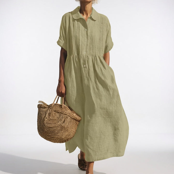 Lucienne Vale™ | Natural Cotton Everyday Dress