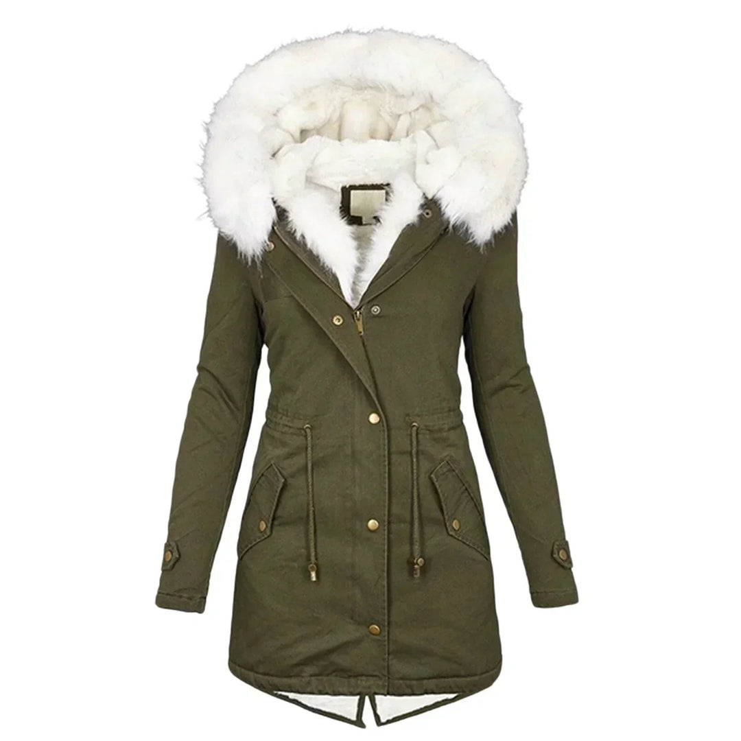Solène Luxe™ | Soft-Lined Winter Coat