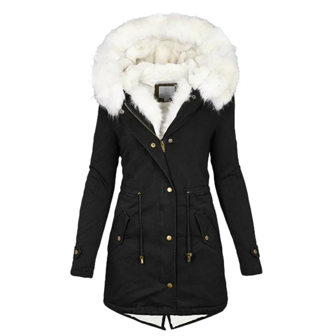 Solène Luxe™ | Soft-Lined Winter Coat