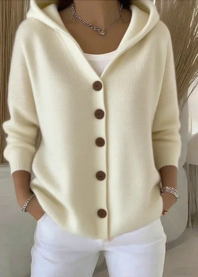 Zoey™ | Elegant Knit Hooded Cardigan