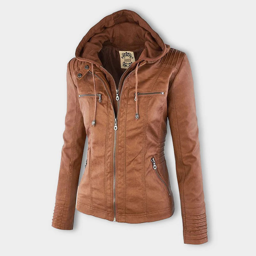 Marcelline™ | Classic Leather Jacket