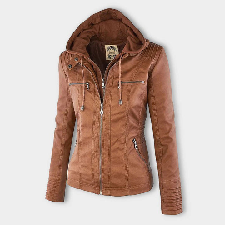 Marcelline™ | Classic Leather Jacket