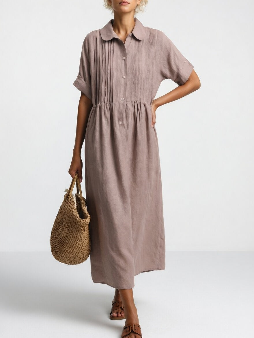 Lucienne Vale™ | Natural Cotton Everyday Dress