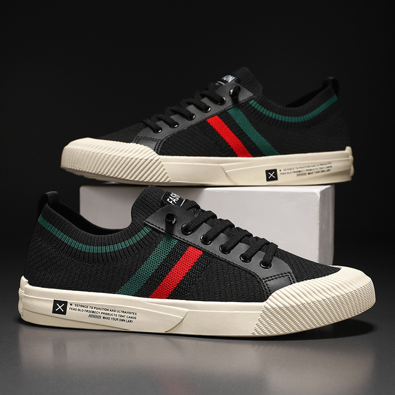 The Camden™ | Knit Stripe Sneakers