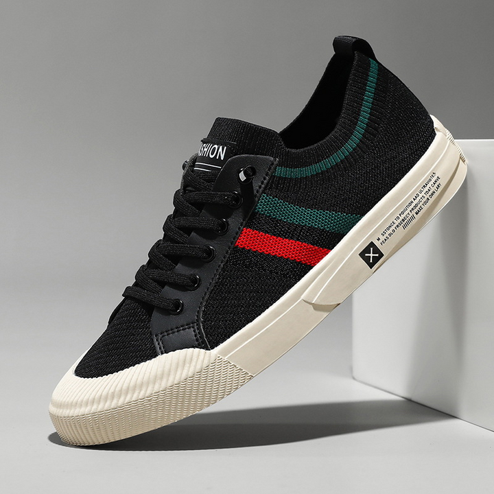 The Camden™ | Knit Stripe Sneakers