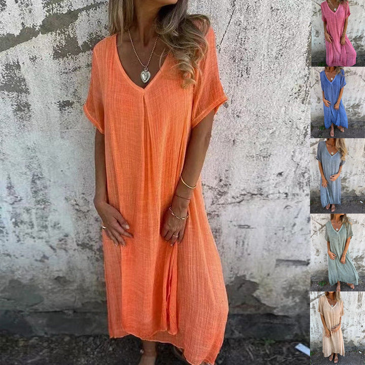 The Liora™ | V-Neck Dress