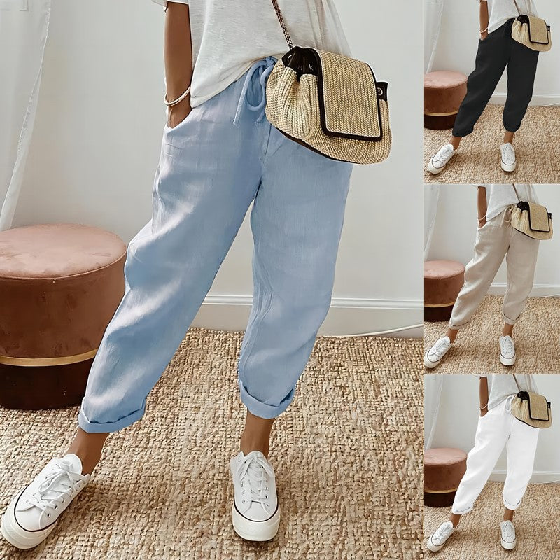 Clara Wellington™ | Pure Cotton Breeze Trousers