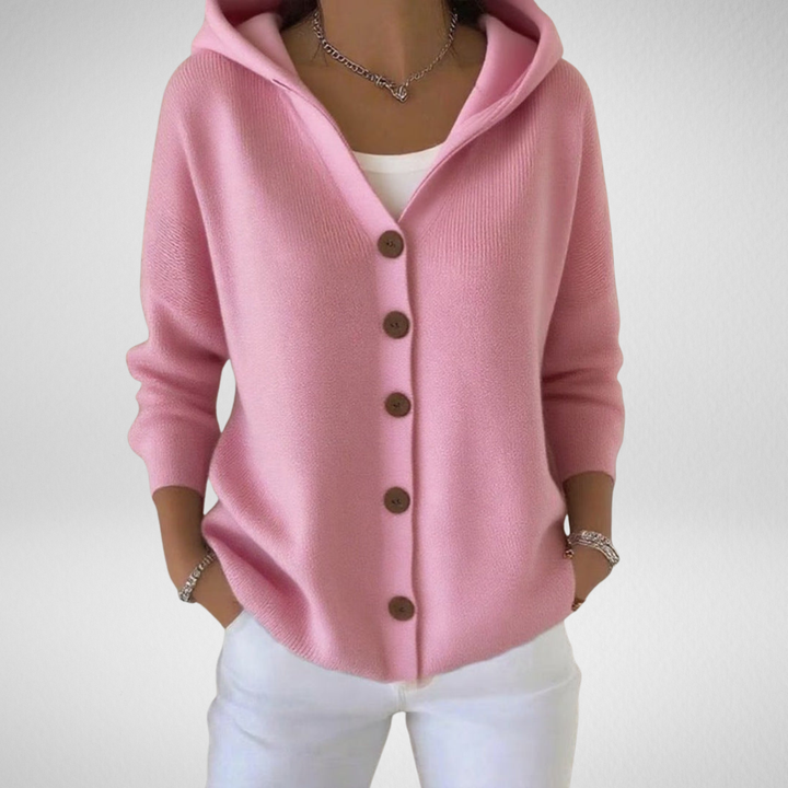 Zoey™ | Elegant Knit Hooded Cardigan