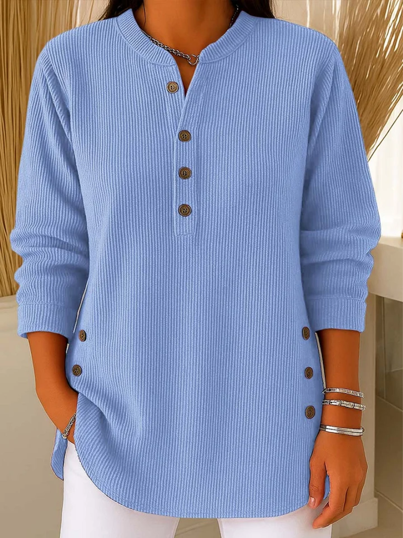 Florence Whitmore™ | Soft Ease Button Knit
