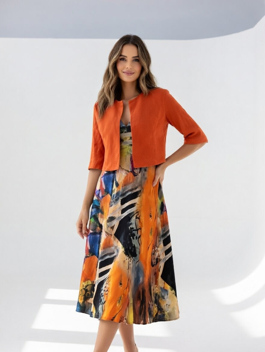 Helena Marlowe™ | Elegant Two-Piece Dress Set