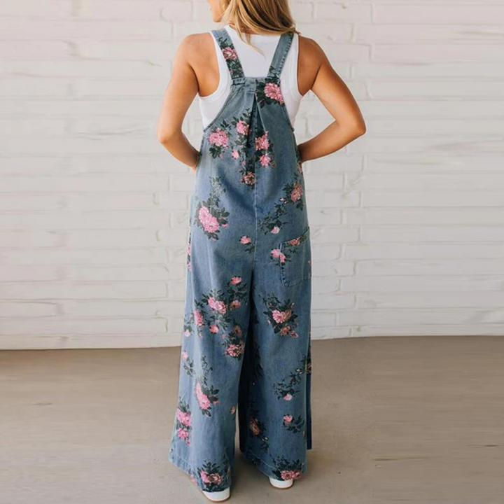 Aurea™ | Vintage Floral Jumpsuit