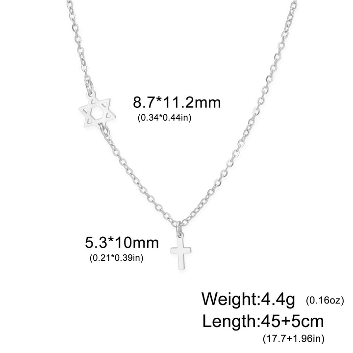Sacred Star and Cross Pendant