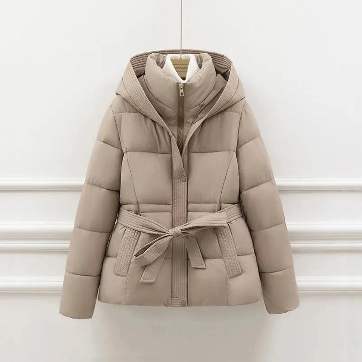 Clara Luxe™ | Belted Puffer Coat