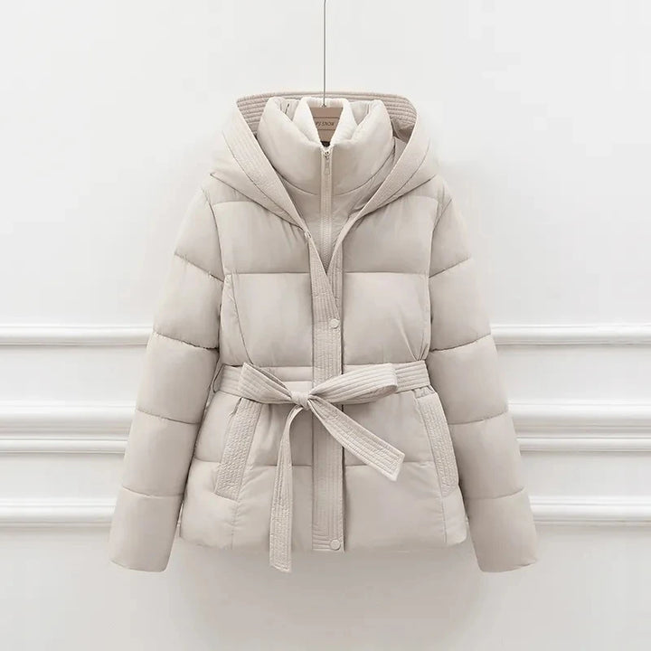 Clara Luxe™ | Belted Puffer Coat