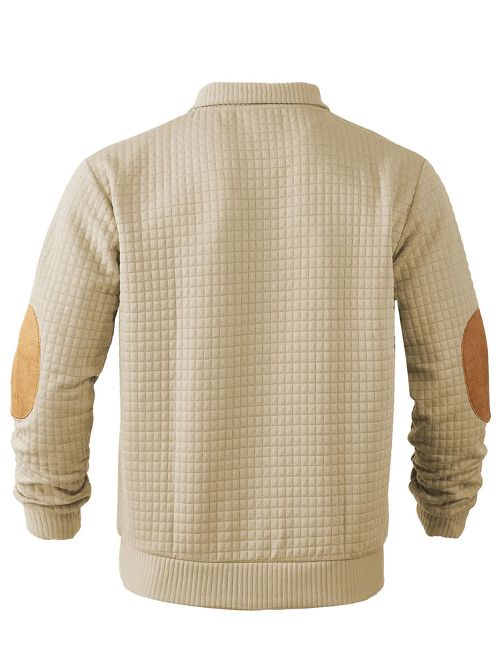 Devonshire™ | Quilted Quarter-Button Jumper