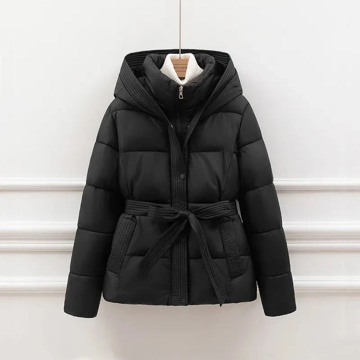 Clara Luxe™ | Belted Puffer Coat