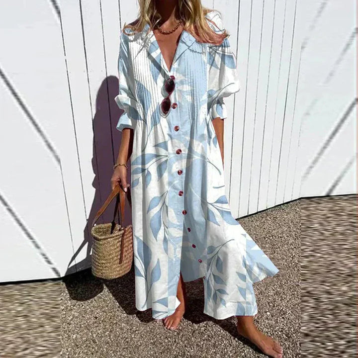 The Evie Bloom™ | Flowing Floral Maxi