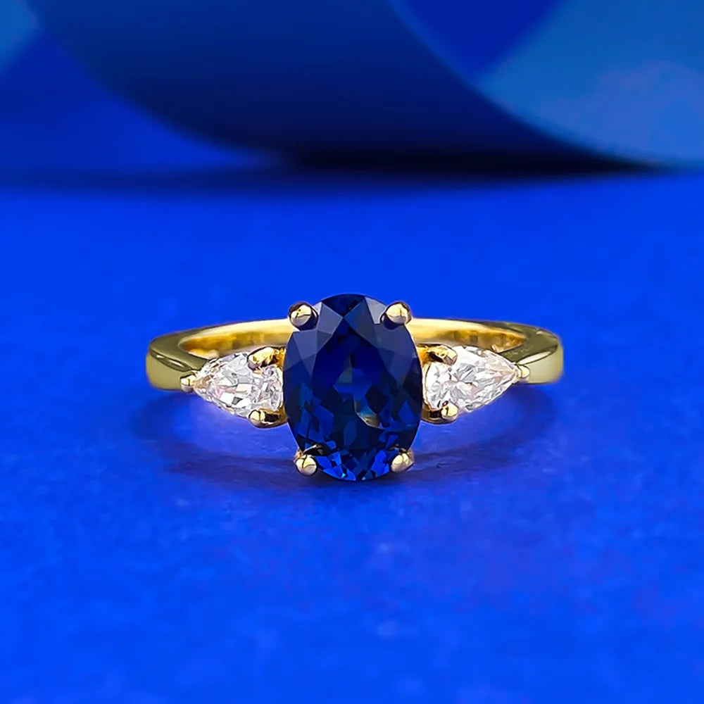 Maristelle Aureline Sapphire Ring