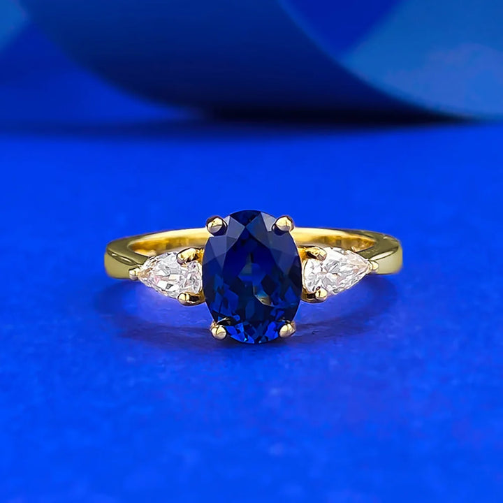 Maristelle Aureline Sapphire Ring
