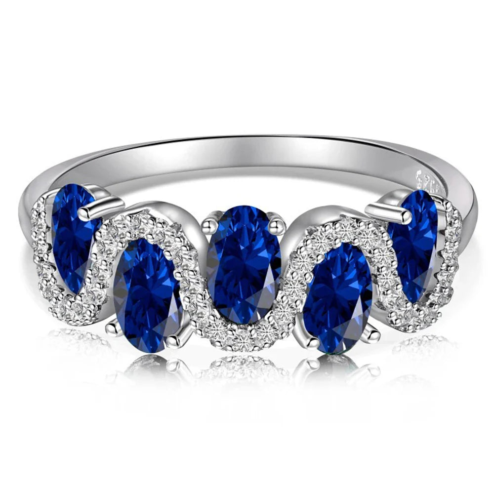 Marivelle Oceane Sapphire Band
