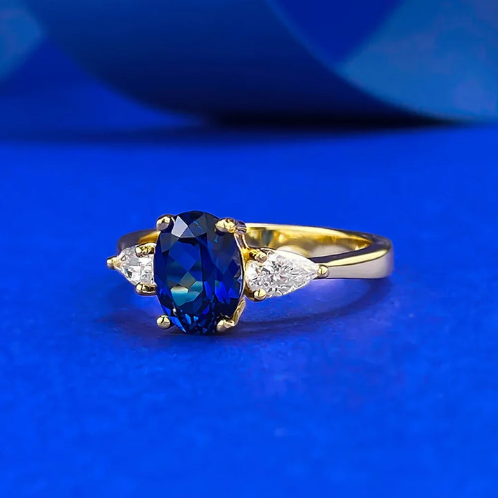 Maristelle Aureline Sapphire Ring