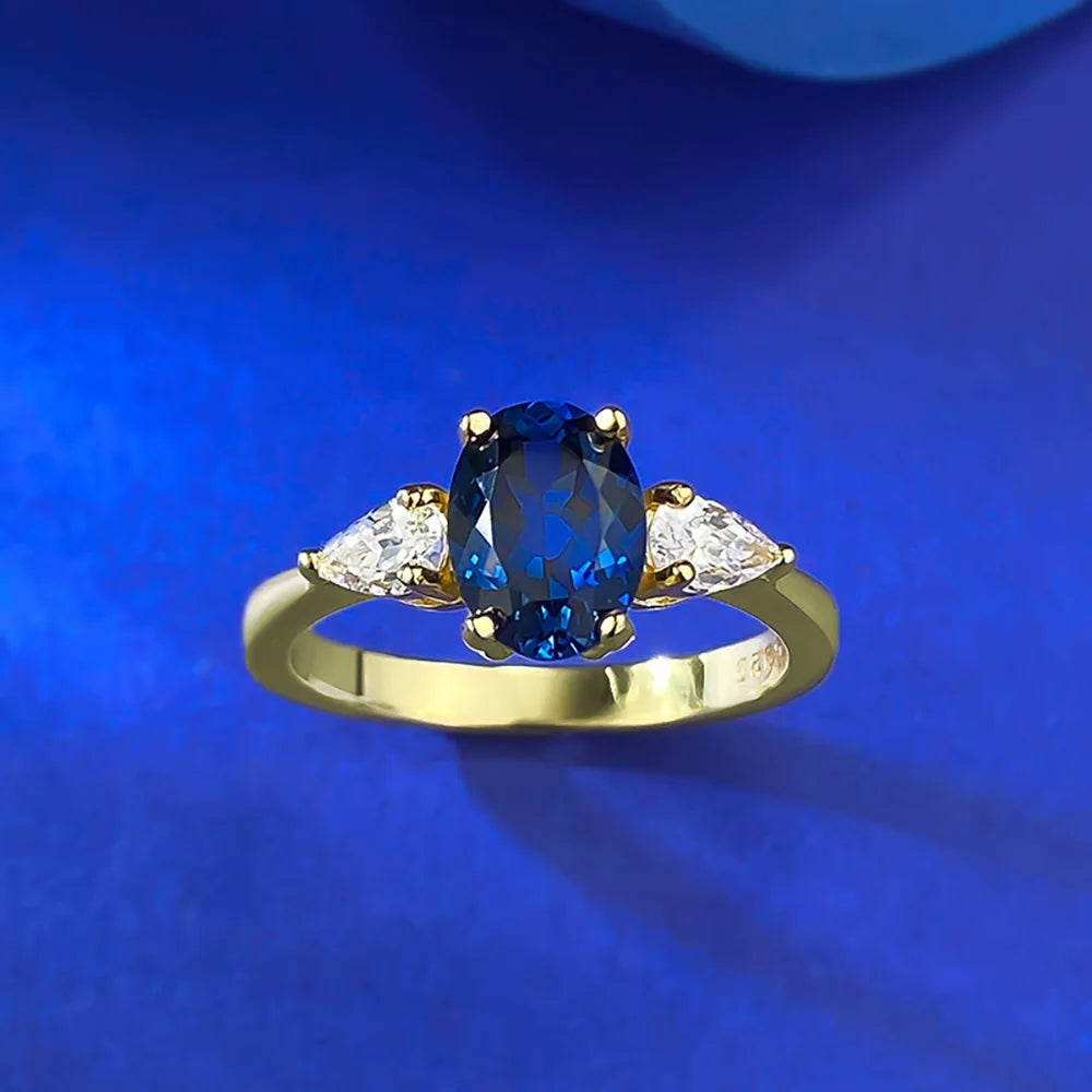 Maristelle Aureline Sapphire Ring