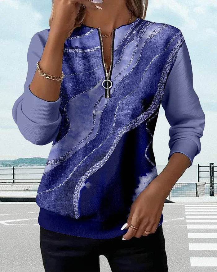 Peyton™ | Vintage Half-zip Sweatshirt