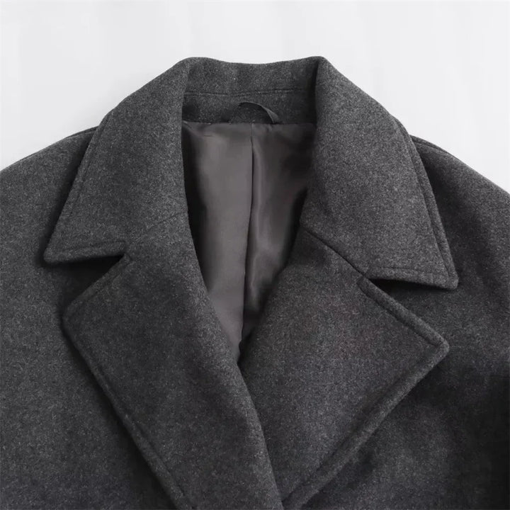 The Eleanor™ | Elegant Wool-Blend Winter Coat