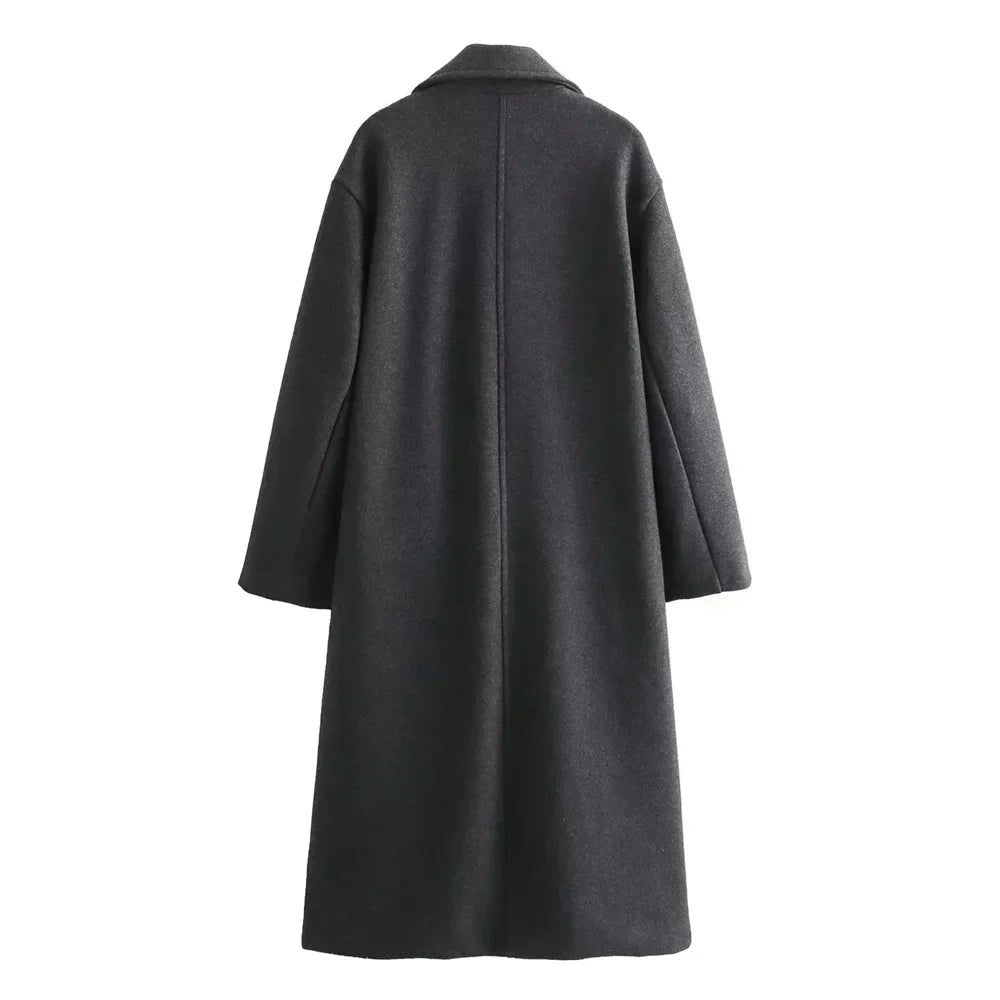 The Eleanor™ | Elegant Wool-Blend Winter Coat