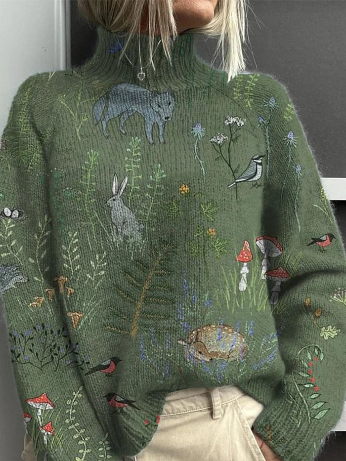 Freya™ | Soft High-Neck Jumper