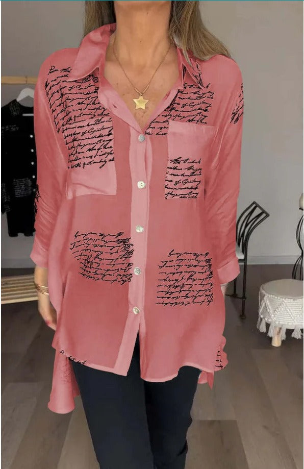Elara™ | Signature Script Blouse