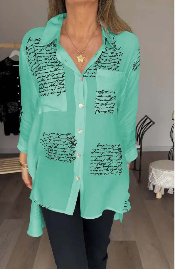 Elara™ | Signature Script Blouse