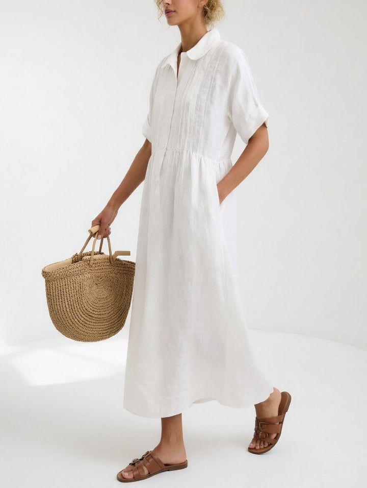 Lucienne Vale™ | Natural Cotton Everyday Dress