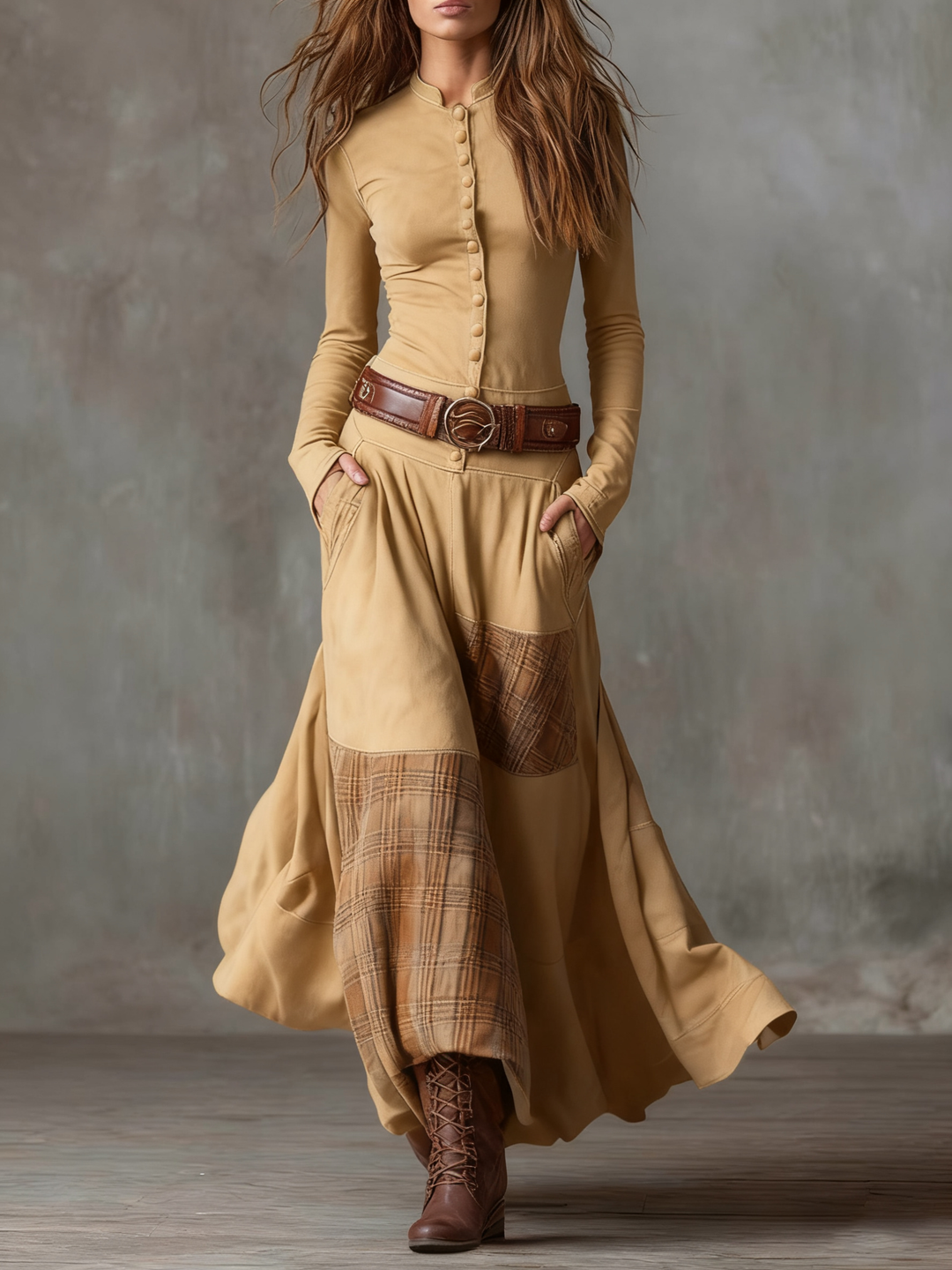 The Helena™ | Vintage Elegance Maxi Dress