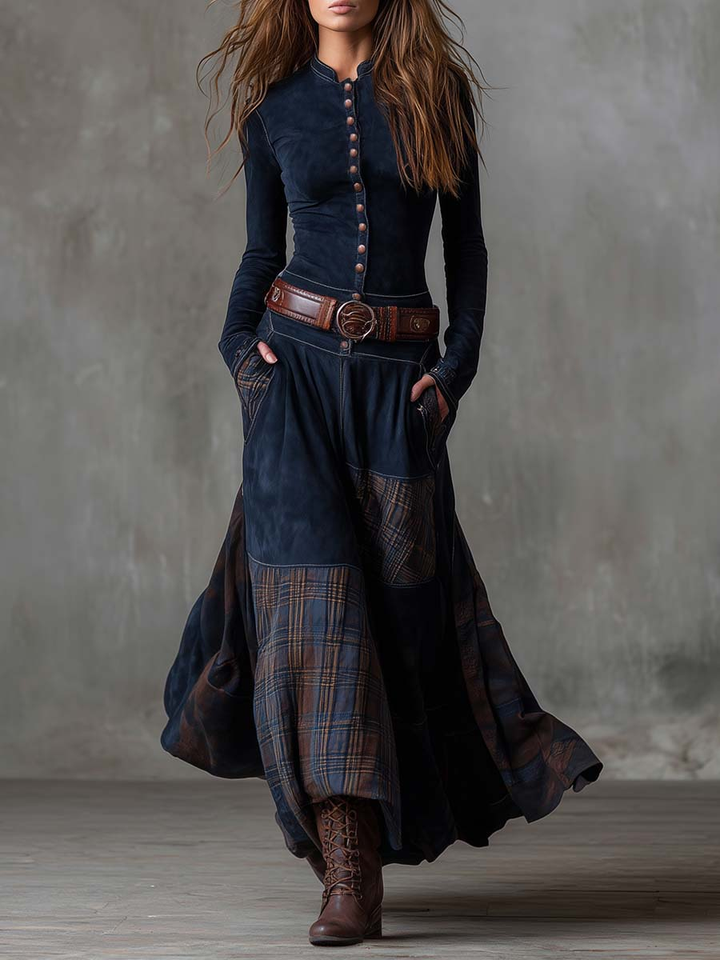 The Helena™ | Vintage Elegance Maxi Dress
