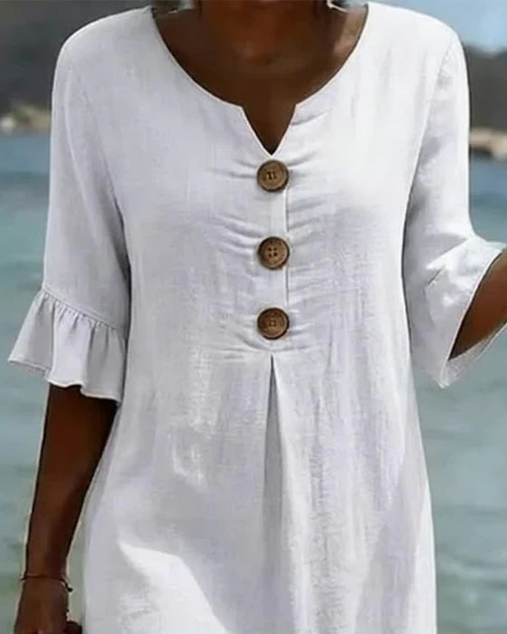 Amelia Ashcroft™ | Airy Linen Day Dress