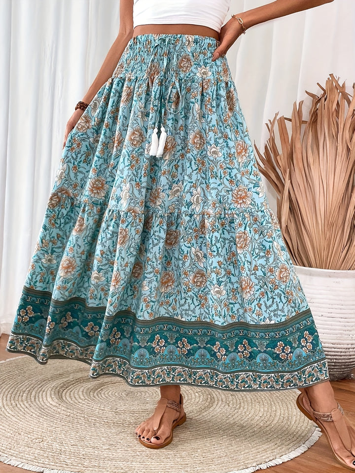 Eleanor Bloom™ | Bohemian Maxi Skirt