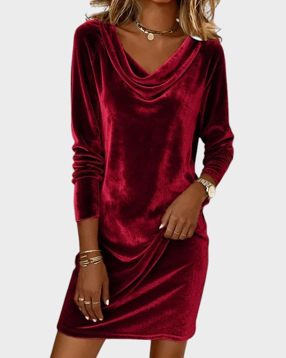 The Aurelia™ | Velvet Dress