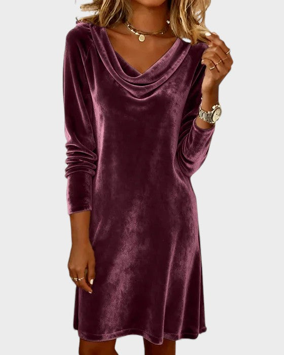 The Aurelia™ | Velvet Dress