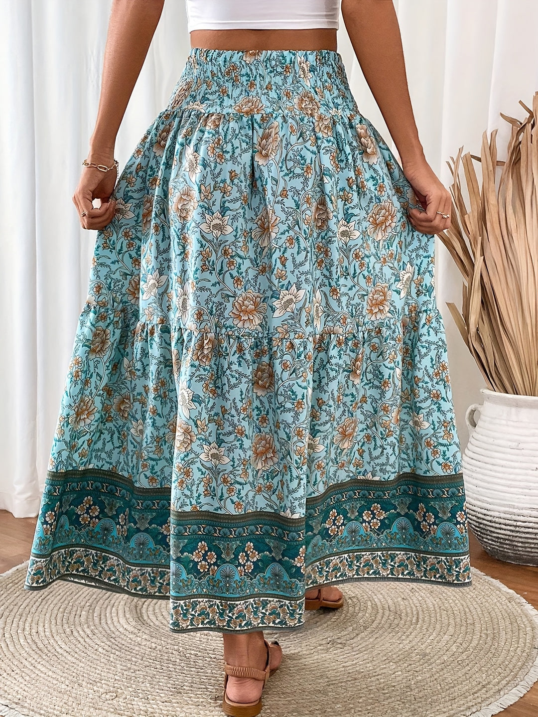 Eleanor Bloom™ | Bohemian Maxi Skirt