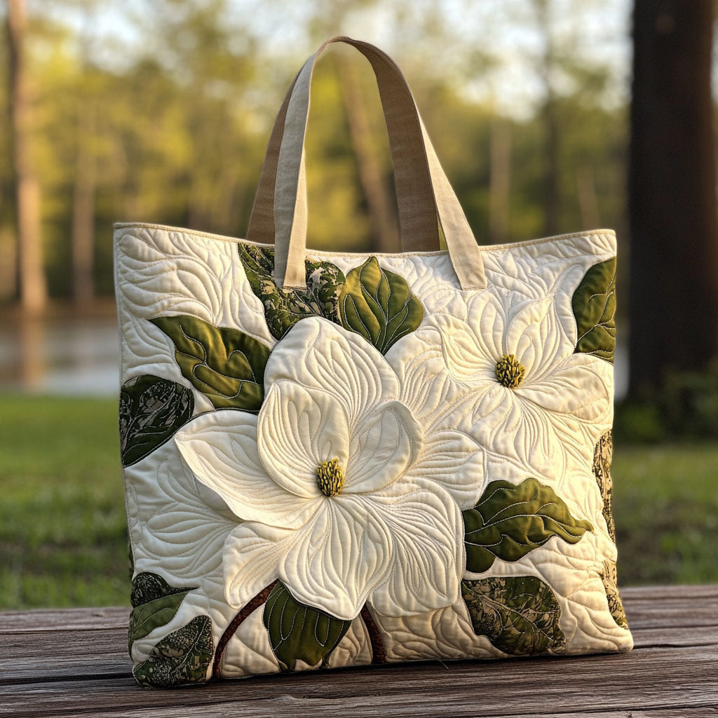 Florina™ | Vintage 3D Flower Art Tote