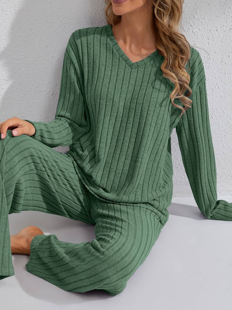 Amelia Whitmore™ | Ribbed Lounge Set