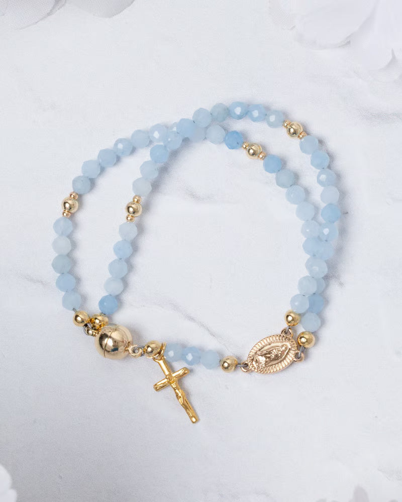 Lucia Virelli™ | Grace Beaded Cross Bracelet
