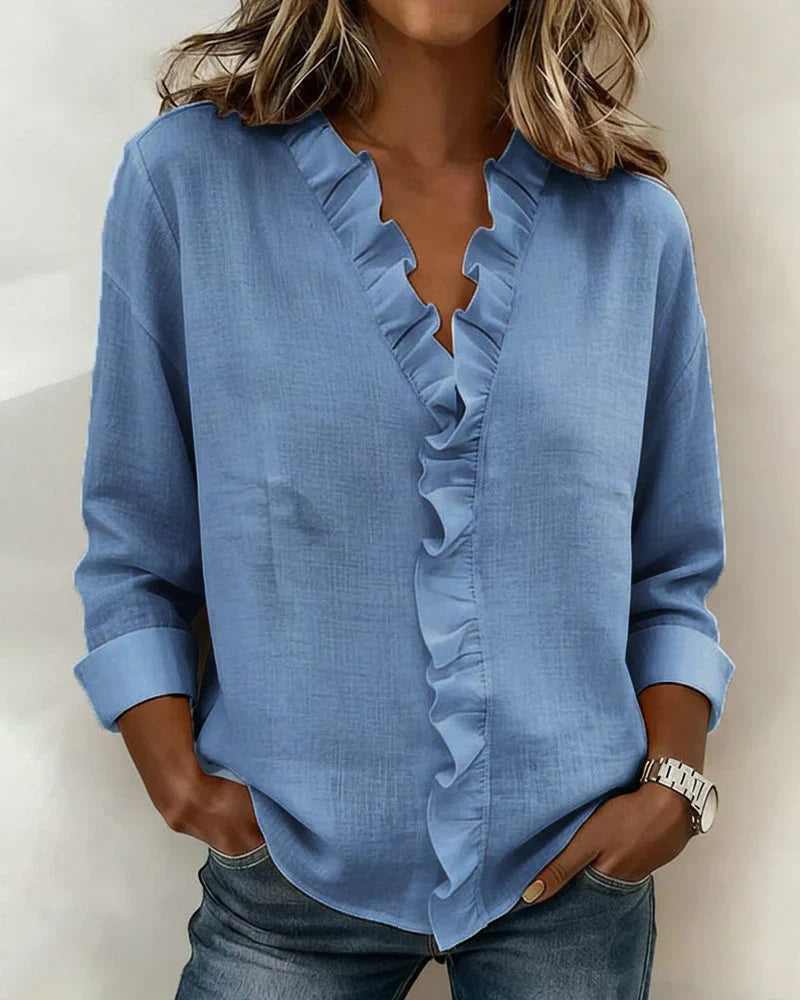 Helen Cartwright™ | Refined V-Neck Blouse
