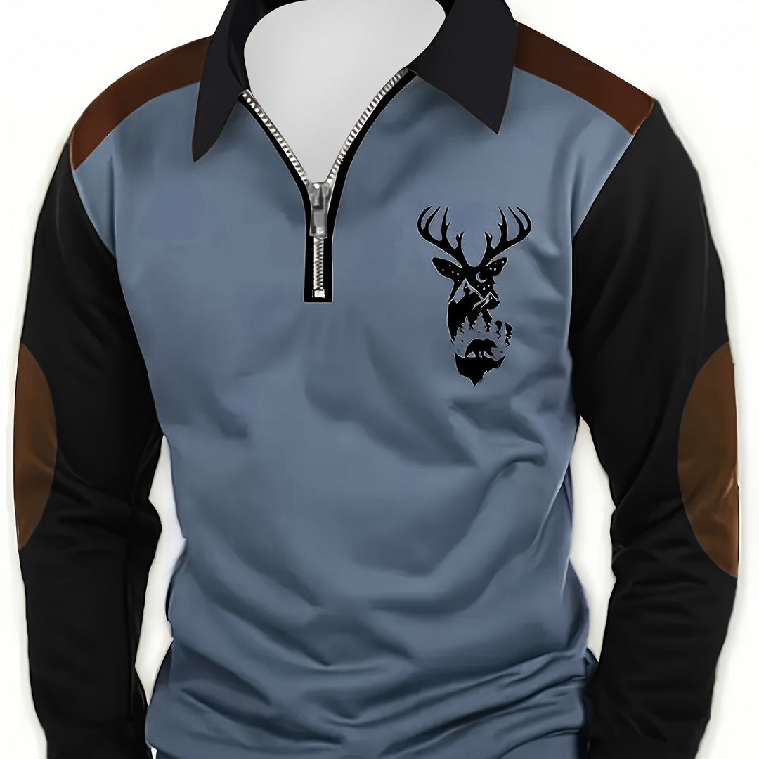 Highland Stag™ | Casual Zip Jumper