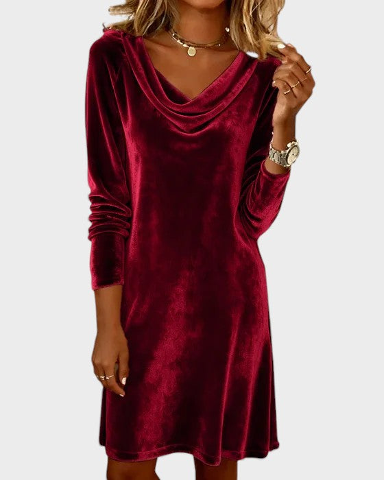 The Aurelia™ | Velvet Dress