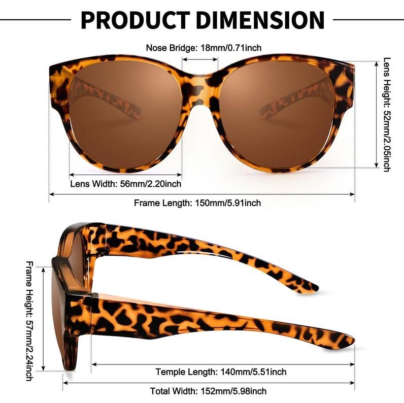 Margot Luxe™ | Over Glasses Sun Shield