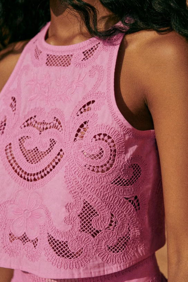 The Soleil Grace™ | Broderie Summer Co-Ord