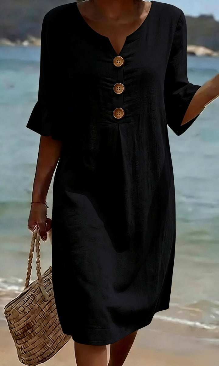 Amelia Ashcroft™ | Airy Linen Day Dress