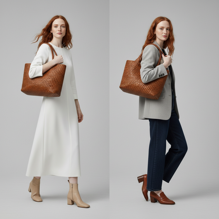 Charlotte Vale™ | Structured Leather Tote